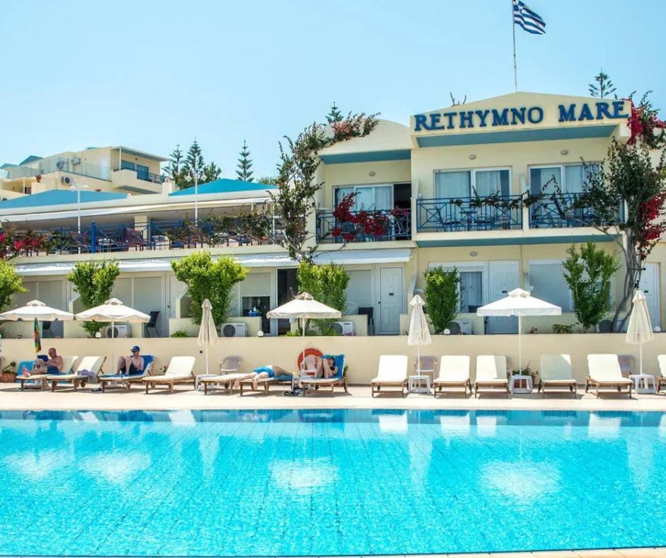Rethymno Mare Royal & Water Park Hotel Skaleta Exterior foto